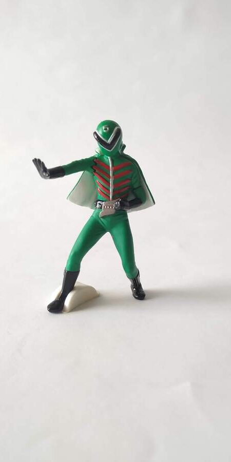 Boneco Himitsu Sentai Gorenger - Mido Ranger (Verde) Gashapon - Nerd Box